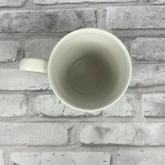 Starbucks Coffee Mug White Red Circles Ornaments - Picture 2 of 4